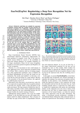 FaceNet2ExpNet: Regularizing a Deep Face Recognition Net for Expression
  Recognition