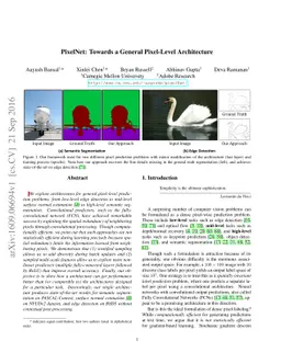 PixelNet: Towards a General Pixel-level Architecture