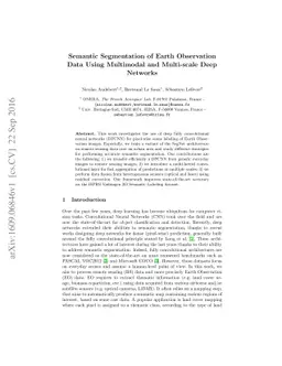 Semantic Segmentation of Earth Observation Data Using Multimodal and
  Multi-scale Deep Networks