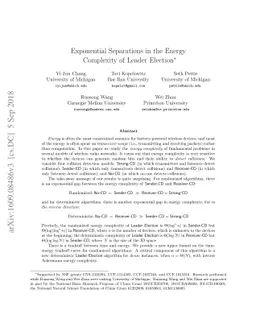 Exponential Separations in the Energy Complexity of Leader Election