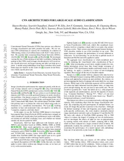 CNN Architectures for Large-Scale Audio Classification