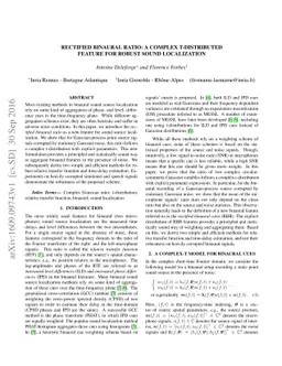 Rectified binaural ratio: A complex T-distributed feature for robust
  sound localization