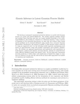 Generic Inference in Latent Gaussian Process Models