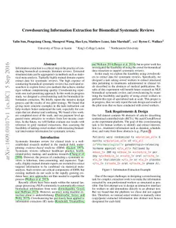 Crowdsourcing Information Extraction for Biomedical Systematic Reviews