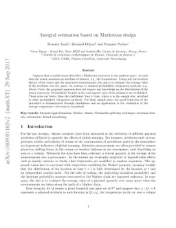 Integral estimation based on Markovian design