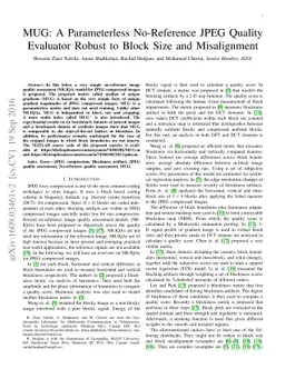 MUG: A Parameterless No-Reference JPEG Quality Evaluator Robust to Block
  Size and Misalignment