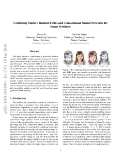 Combining Markov Random Fields and Convolutional Neural Networks for
  Image Synthesis