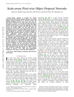 Scale-aware Pixel-wise Object Proposal Networks