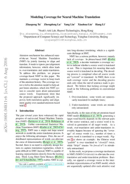 Modeling Coverage for Neural Machine Translation