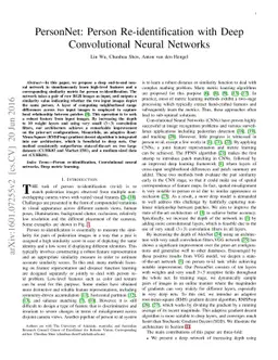 PersonNet: Person Re-identification with Deep Convolutional Neural
  Networks