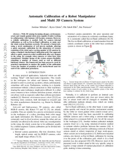 Automatic Calibration of a Robot Manipulator and Multi 3D Camera System