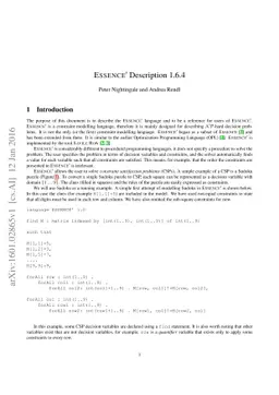 Essence' Description