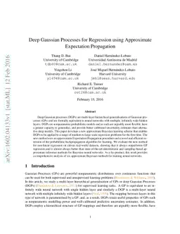 Deep Gaussian Processes for Regression using Approximate Expectation
  Propagation