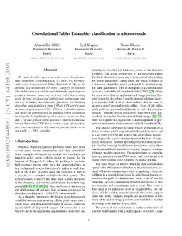 Convolutional Tables Ensemble: classification in microseconds
