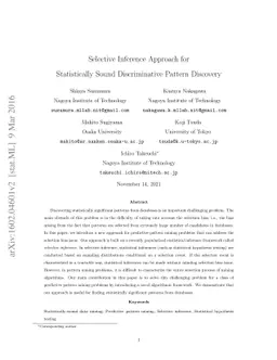 Selective Inference Approach for Statistically Sound Predictive Pattern
  Mining