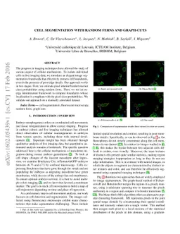 Cell segmentation with random ferns and graph-cuts
