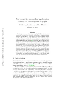 New perspective on sampling-based motion planning via random geometric
  graphs