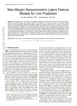 Max-Margin Nonparametric Latent Feature Models for Link Prediction