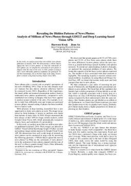 Revealing the Hidden Patterns of News Photos: Analysis of Millions of
  News Photos Using GDELT and Deep Learning-based Vision APIs