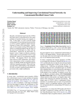 Understanding and Improving Convolutional Neural Networks via
  Concatenated Rectified Linear Units