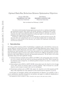 Optimal Black-Box Reductions Between Optimization Objectives