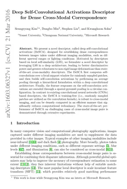 Deep Self-Convolutional Activations Descriptor for Dense Cross-Modal
  Correspondence