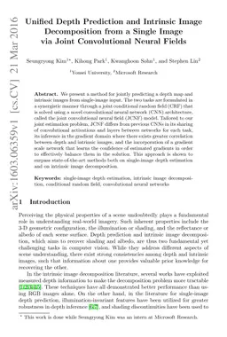 Unified Depth Prediction and Intrinsic Image Decomposition from a Single
  Image via Joint Convolutional Neural Fields