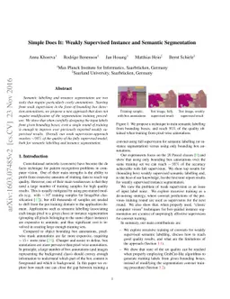 Simple Does It: Weakly Supervised Instance and Semantic Segmentation