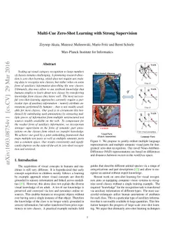 Multi-Cue Zero-Shot Learning with Strong Supervision