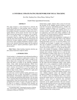 A Universal Update-pacing Framework For Visual Tracking