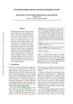 Text Understanding with the Attention Sum Reader Network