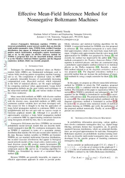 Effective Mean-Field Inference Method for Nonnegative Boltzmann Machines