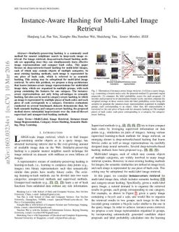 Instance-Aware Hashing for Multi-Label Image Retrieval
