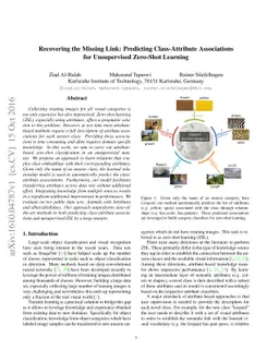 Recovering the Missing Link: Predicting Class-Attribute Associations for
  Unsupervised Zero-Shot Learning