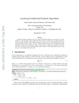 Lazifying Conditional Gradient Algorithms