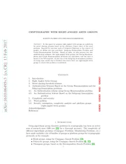 Cryptography with right-angled Artin groups