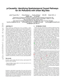 pg-Causality: Identifying Spatiotemporal Causal Pathways for Air
  Pollutants with Urban Big Data