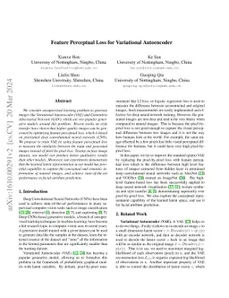 Deep Feature Consistent Variational Autoencoder