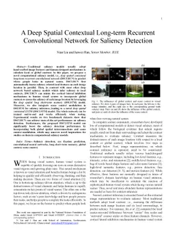 A Deep Spatial Contextual Long-term Recurrent Convolutional Network for
  Saliency Detection