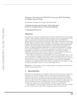 Adaptive Convolutional ELM For Concept Drift Handling in Online Stream
  Data