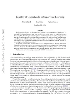 Equality of Opportunity in Supervised Learning