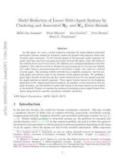 Model Reduction of Linear Multi-Agent Systems by Clustering and
  Associated $\mathcal{H}_2$- and $\mathcal{H}_\infty$-Error Bounds