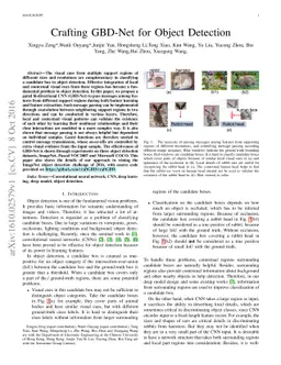 Crafting GBD-Net for Object Detection