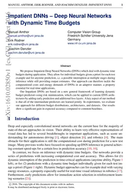 Impatient DNNs - Deep Neural Networks with Dynamic Time Budgets