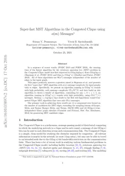 Super-fast MST Algorithms in the Congested Clique using $o(m)$ Messages