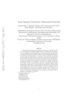 Least Squares Generative Adversarial Networks