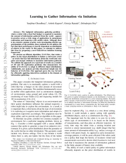 Learning to Gather Information via Imitation