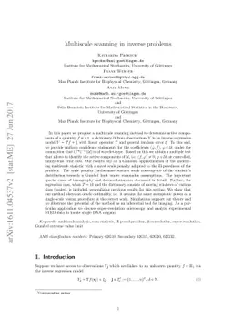 Multiscale scanning in inverse problems