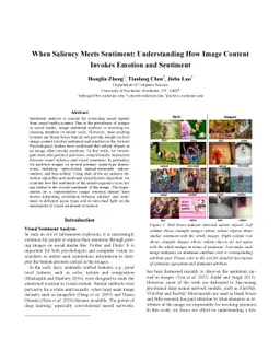 When Saliency Meets Sentiment: Understanding How Image Content Invokes
  Emotion and Sentiment