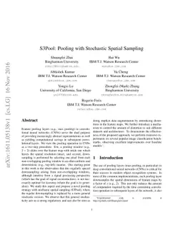 S3Pool: Pooling with Stochastic Spatial Sampling
